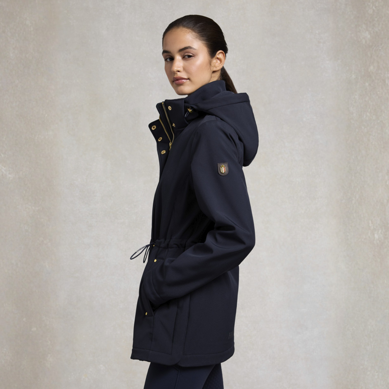 Holland Cooper Ladies Team Softshell Jacket - Ink Navy-7