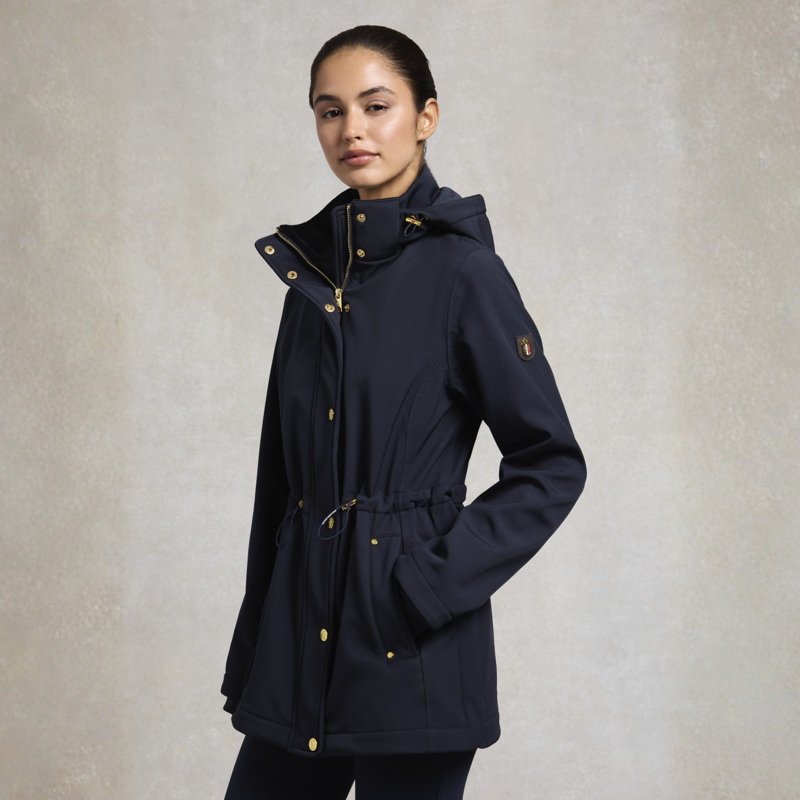Holland Cooper Ladies Team Softshell Jacket - Ink Navy-4