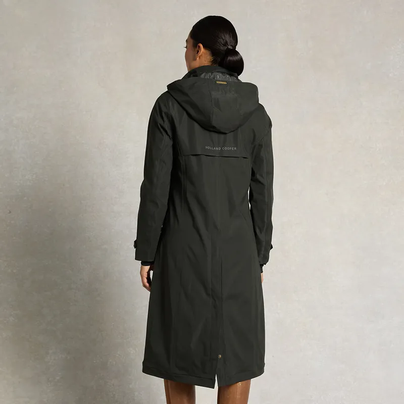 Holland Cooper Ladies Folgate Riding Coat - Dark Pine Green-3