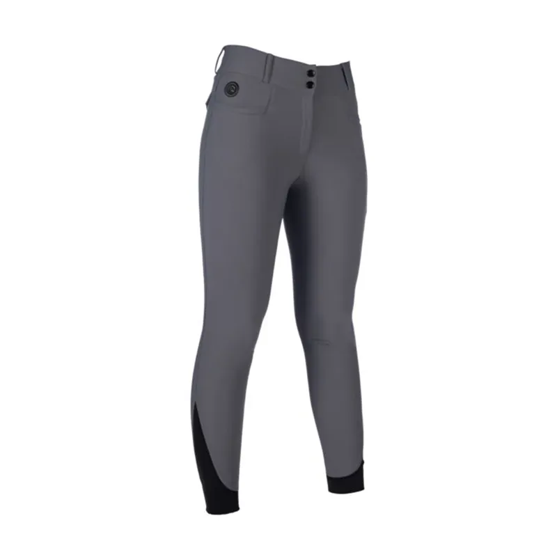 HKM Ladies Heating Keep Warm Riding Breeches - Grey