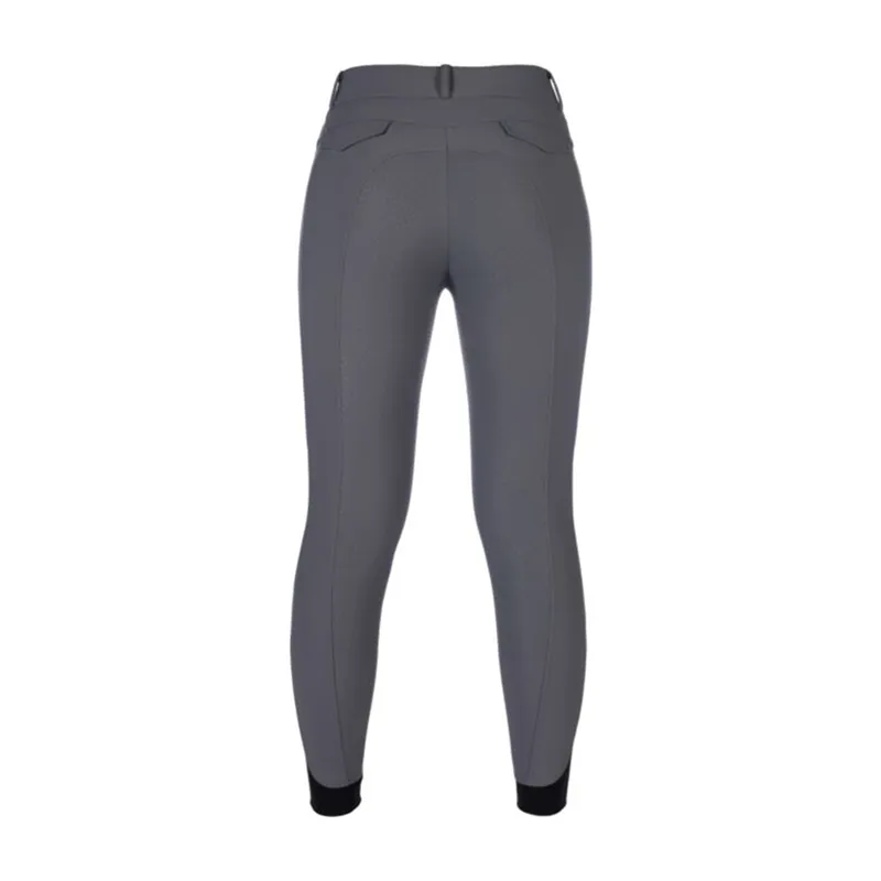 HKM Ladies Heating Keep Warm Riding Breeches - Grey-2