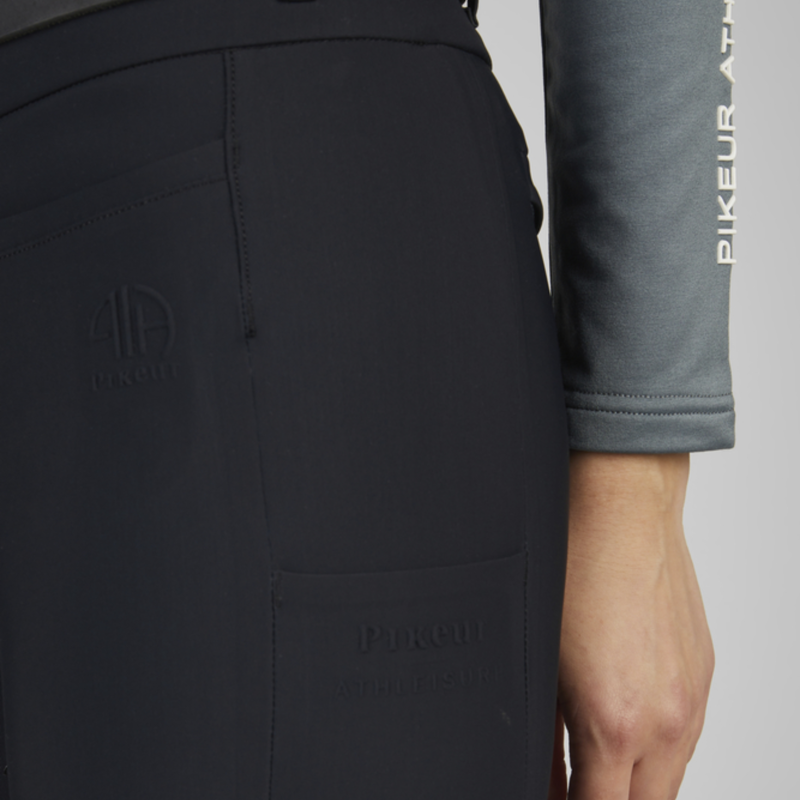 Pikeur Ladies Linnett Full Grip Riding Tight - Black-5
