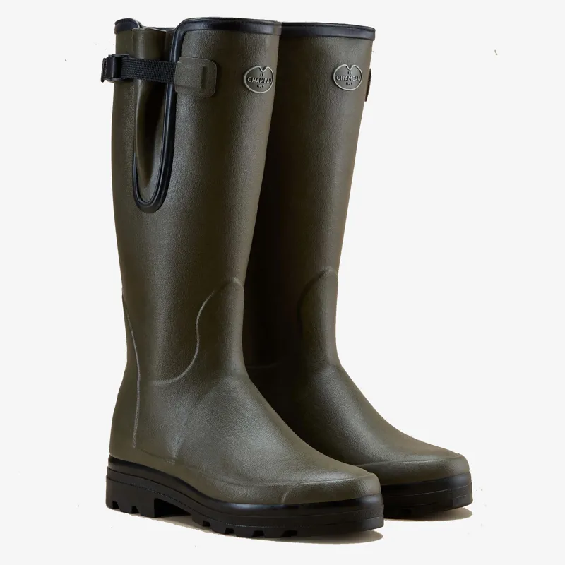 Le Chameau Mens Vierzonord Neoprene Lined Boot - Vert Chameau/Black