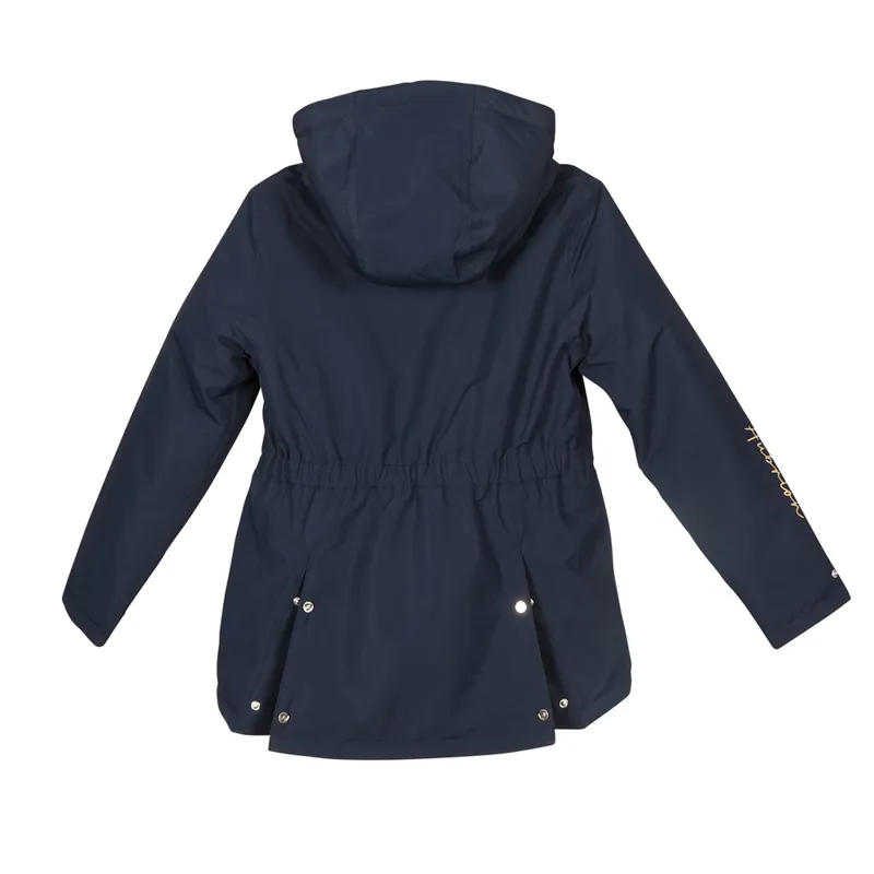 Aubrion Young Rider Team Waterproof Coat - Navy-1
