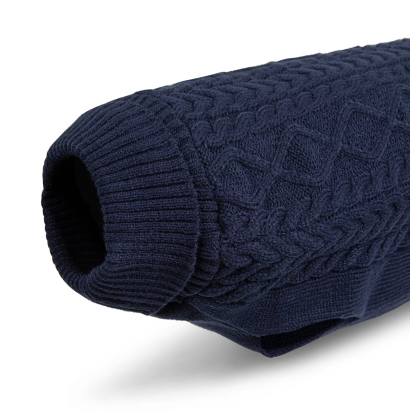 Petface Knitted Dog Jumper - Navy-1