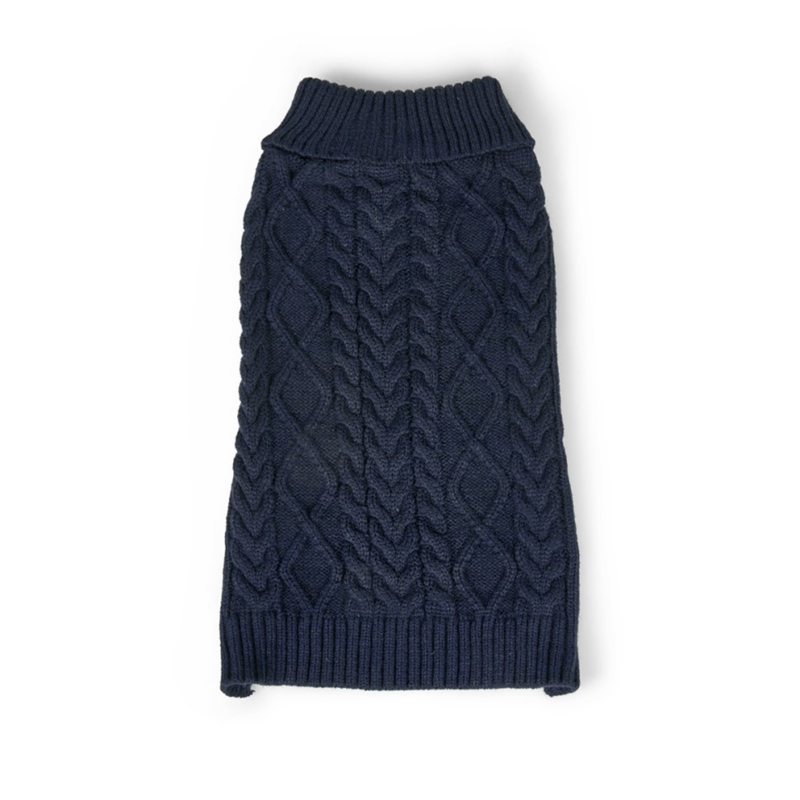 Petface Knitted Dog Jumper - Navy-2