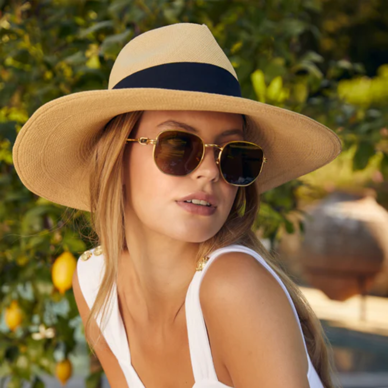 Holland Cooper Monaco Sunglasses - Gold-7