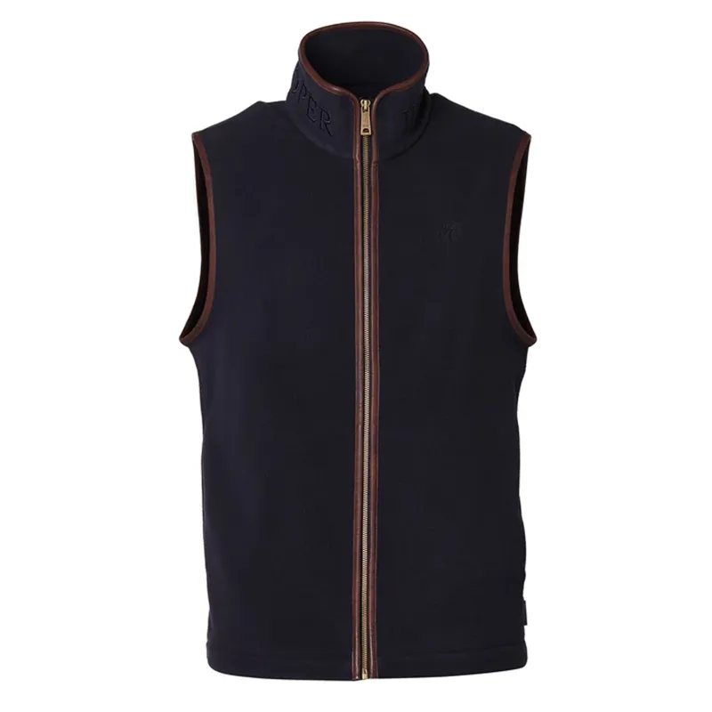Holland Cooper Mens Country Fleece Gilet - Ink Navy
