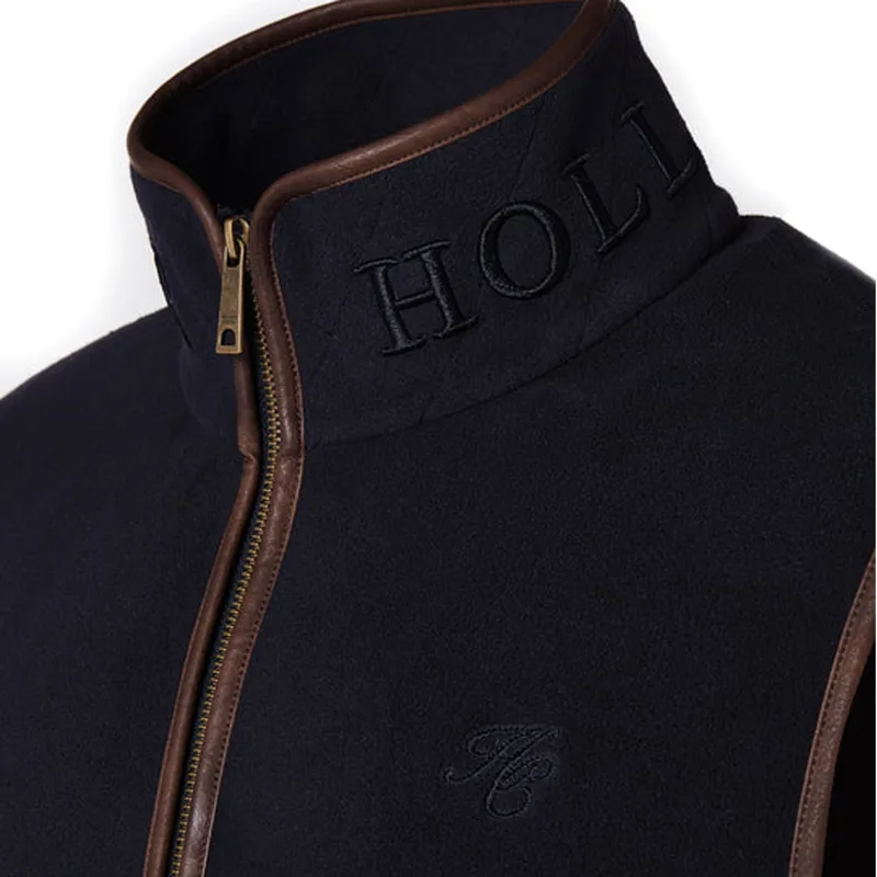 Holland Cooper Mens Country Fleece Gilet - Ink Navy-2