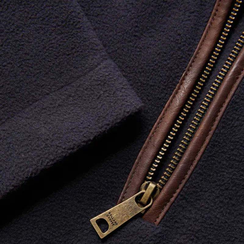 Holland Cooper Mens Country Fleece Quarter Zip - Ink Navy-1