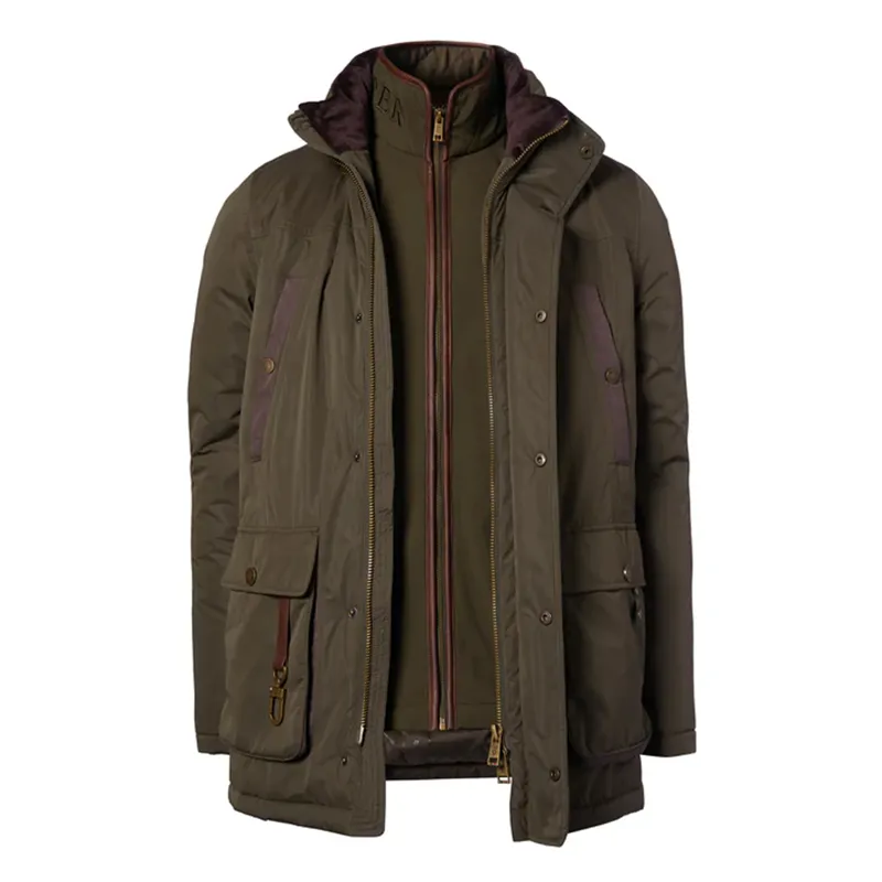 Holland Cooper Mens Stamford Field Coat - Khaki-1