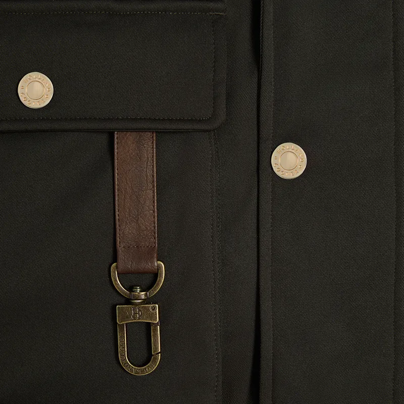 Holland Cooper Mens Stamford Field Coat - Chocolate-5