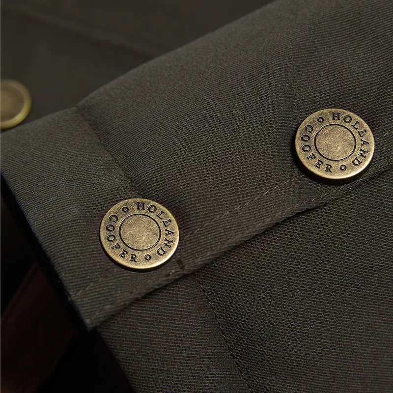 Holland Cooper Mens Stamford Field Coat - Chocolate-4