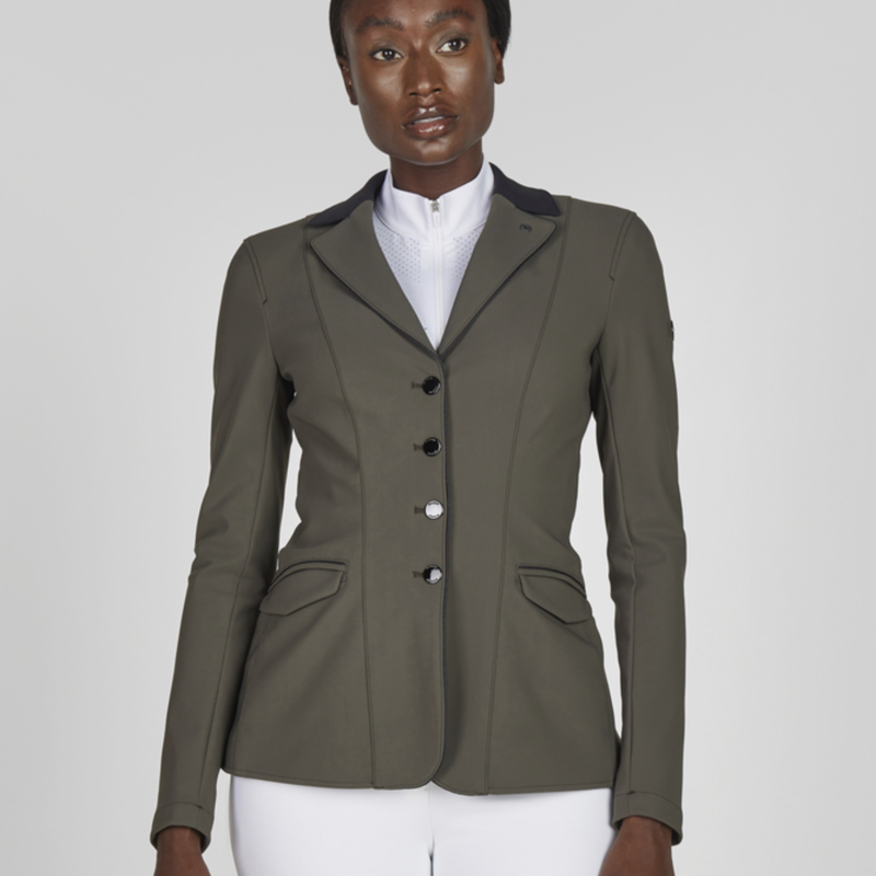 Pikeur Ladies Isalie Base Competition Jacket - Deep Khaki-2