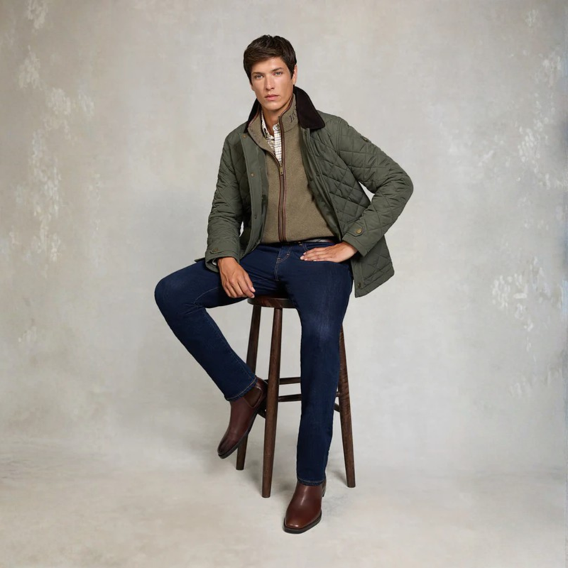 Holland Cooper Mens Chelsea Boot - Chocolate-3