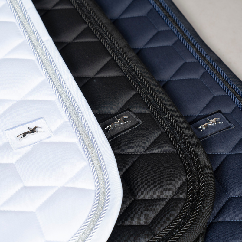 Schockemohle Saddlepad SP High Density D Style - Dark Navy-1