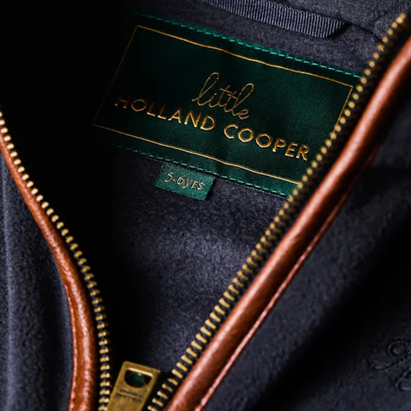 Holland Cooper Kids Little Country Fleece Gilet - Ink Navy-2