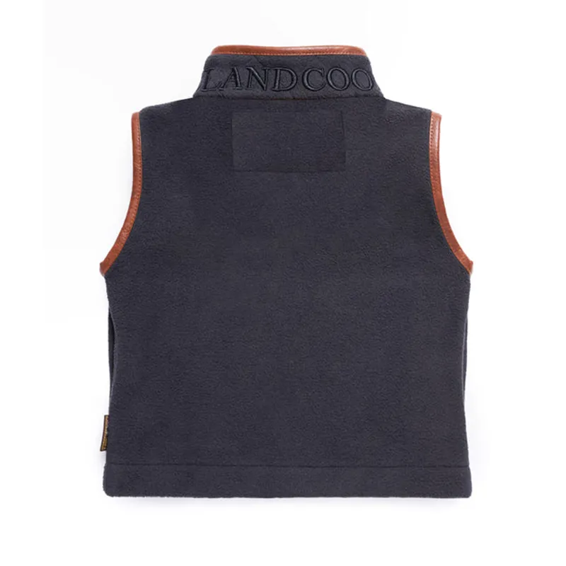 Holland Cooper Kids Little Country Fleece Gilet - Ink Navy-1
