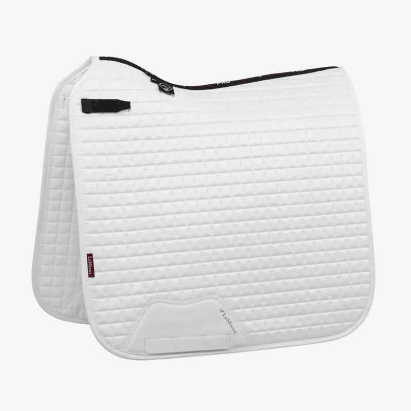LeMieux Suede Dressage Square - White
