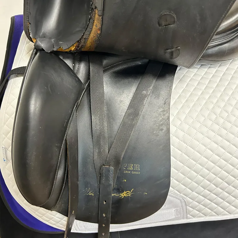 Keiffer Ula Saltzberge Dressage Saddle - Black Used-2