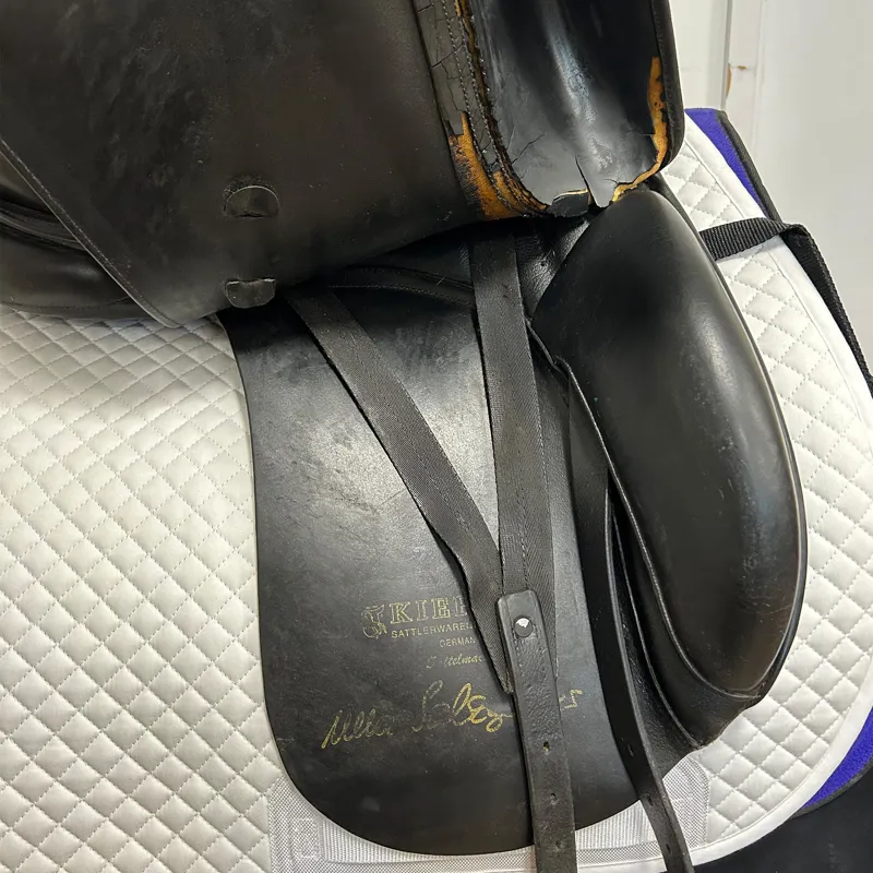 Keiffer Ula Saltzberge Dressage Saddle - Black Used-3