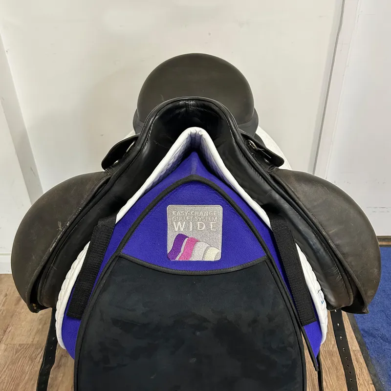 Keiffer Ula Saltzberge Dressage Saddle - Black Used-4