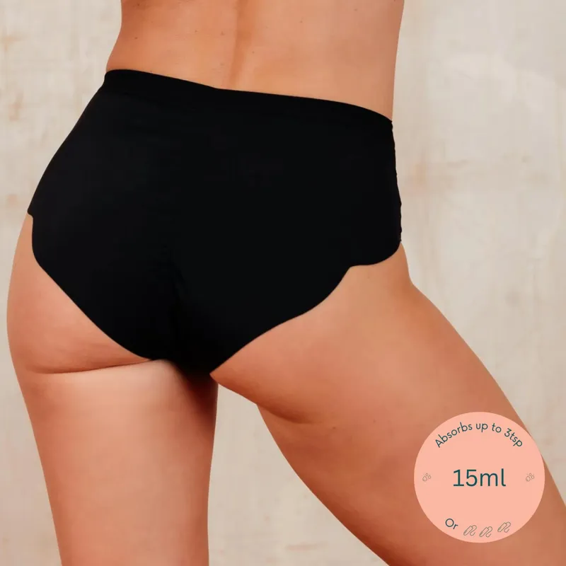 Nixi Body Susie Sporty Hip Hugger Knickers Black