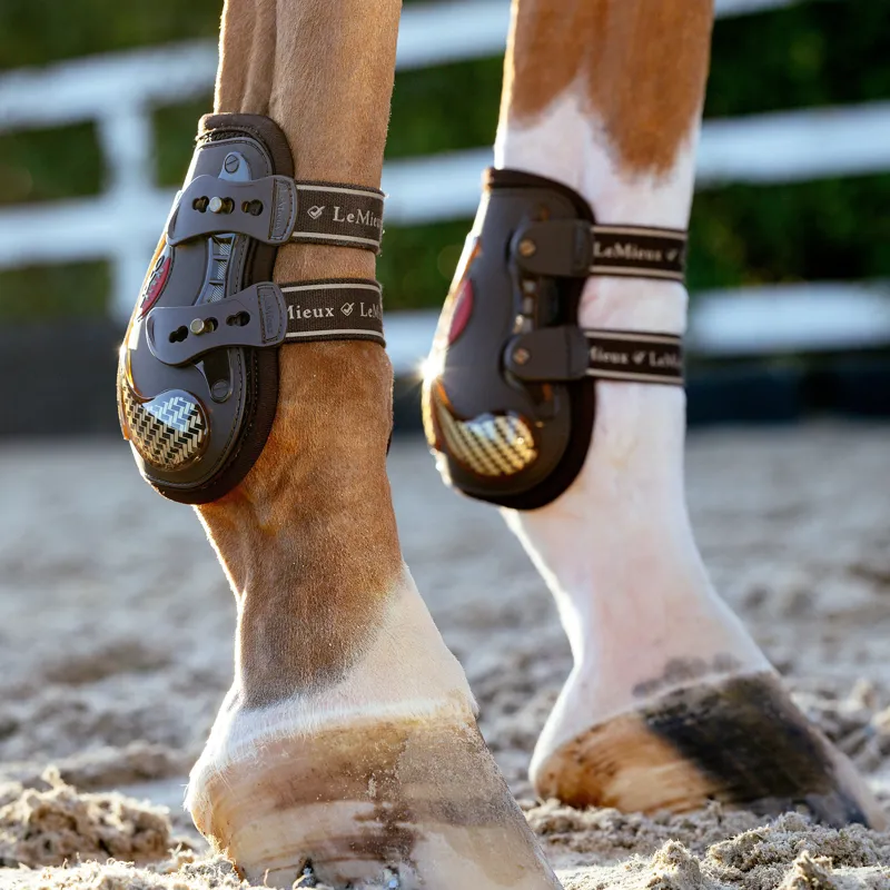 LeMieux EXO Flex Ankle Boot - Brown/Gold