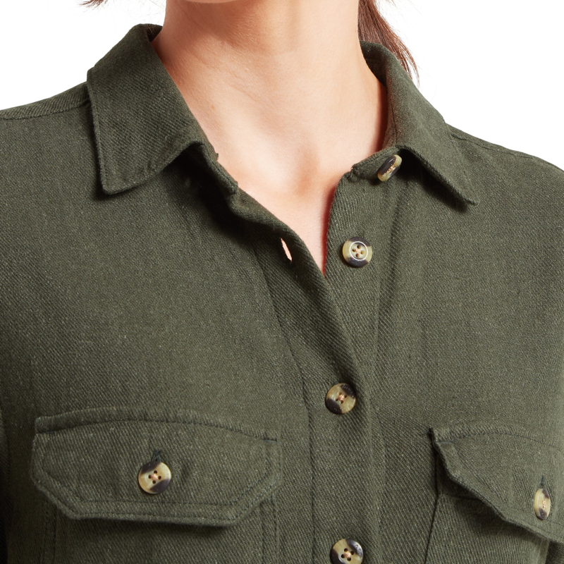 Schoffel Ladies Daisy Linen Dress - Beetle Green-5