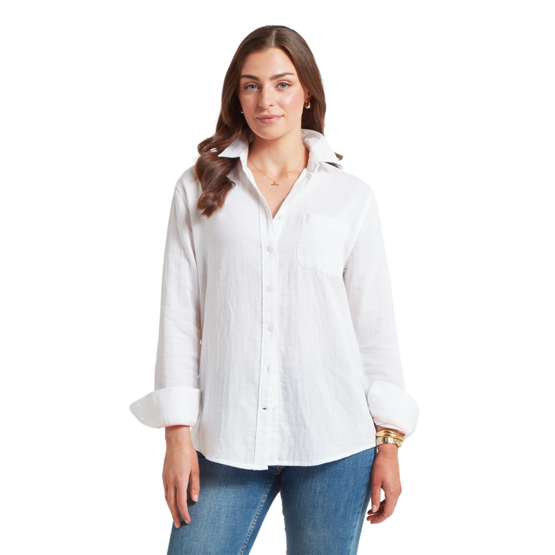 Schoffel Ladies Ashdon Shirt - Soft White-1