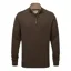Schoffel Mens Lewis Lambswool 1/4 Zip Jumper - Chocolate