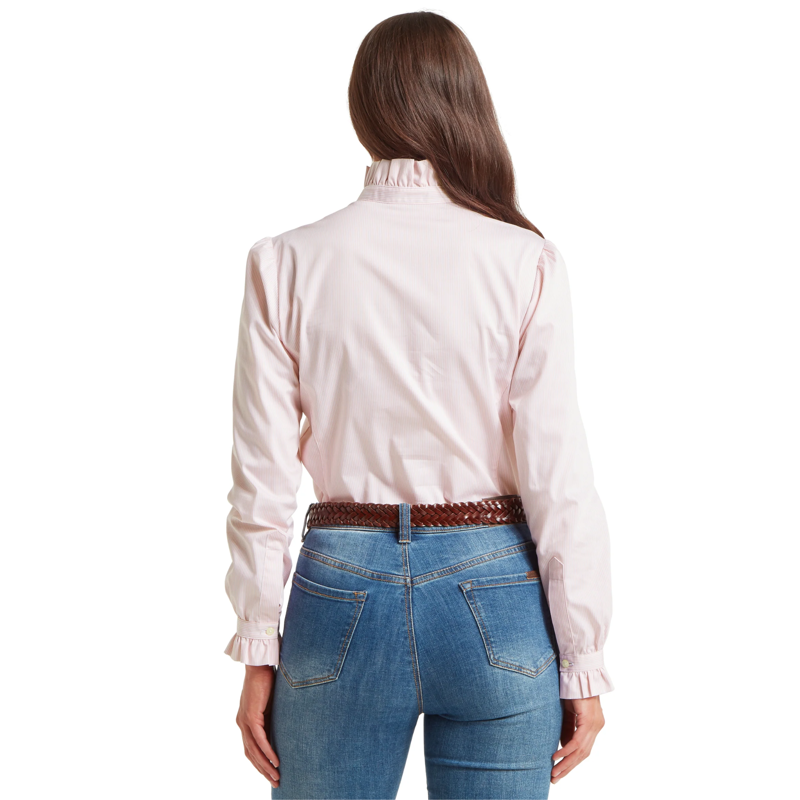 Schoffel Ladies Fakenham Shirt - Pink Stripe-2