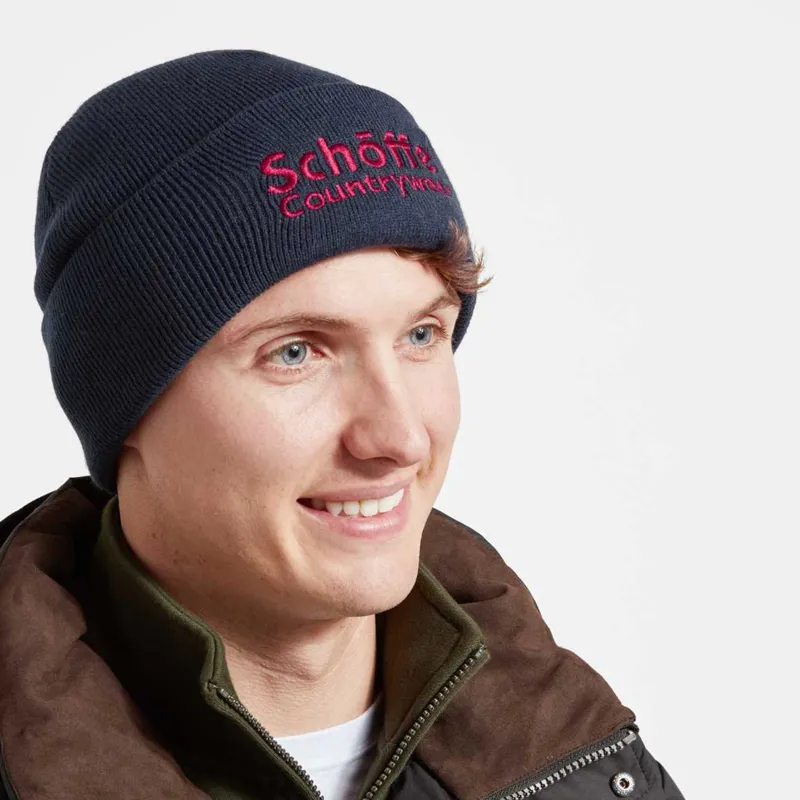 Schoffel Exeter Beanie Hat - Navy
