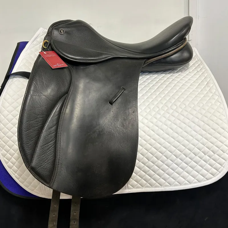 GFS Fieldhouse Pro Dressage Saddle - Black Used-1