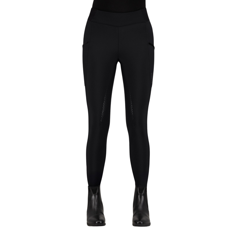HV Polo Ladies Estrelle Full Grip Riding Tights - Black-6