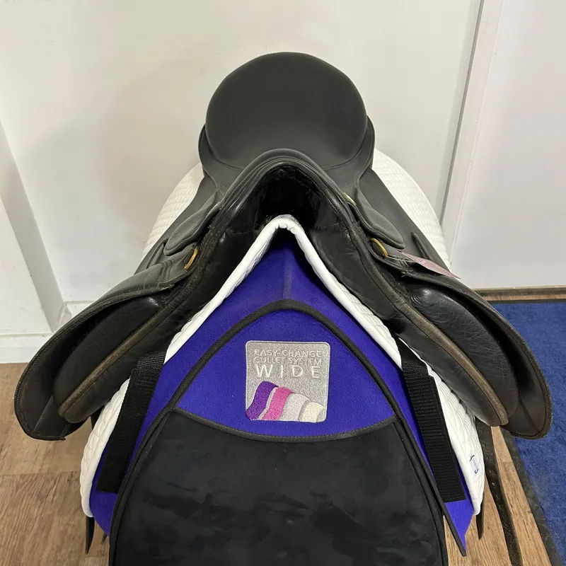 GFS Fieldhouse Pro Dressage Saddle - Black Used-4