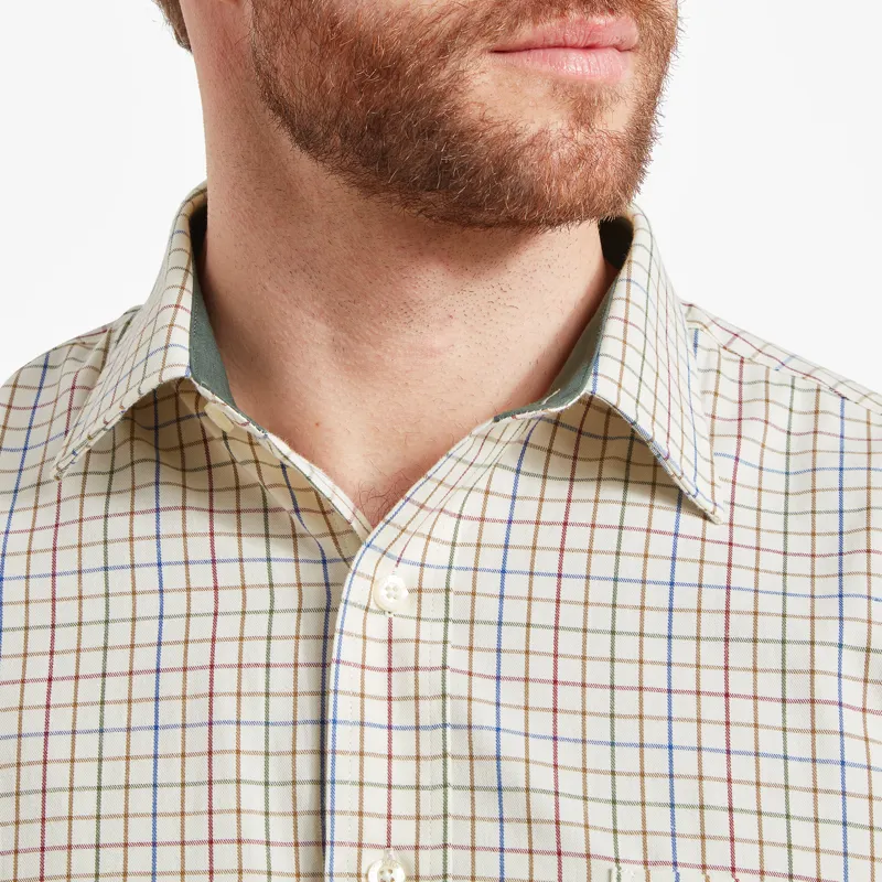 Schoffel Mens Burnham Tattersall Shirt - Woodland Tattersall-5