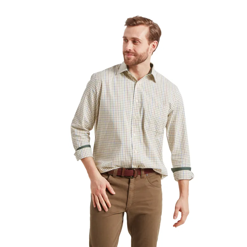 Schoffel Mens Burnham Tattersall Shirt - Woodland Tattersall-2