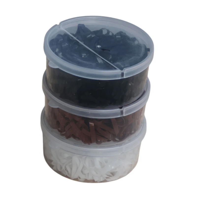 Equi-Sential Silicone Plaiting Bands - Clear