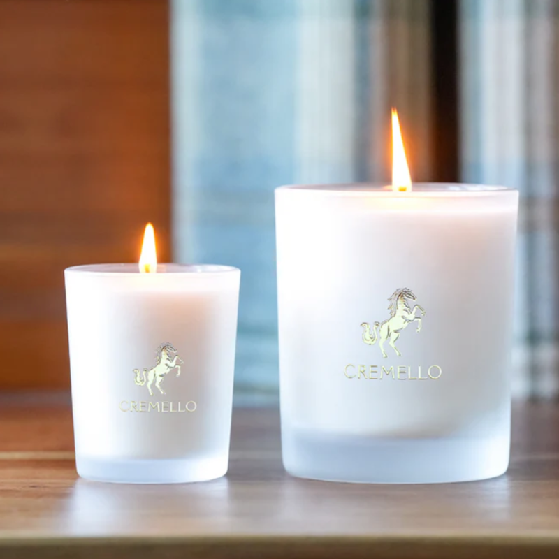 Cremello Velvet Rose and Patchouli Wax Candle-1