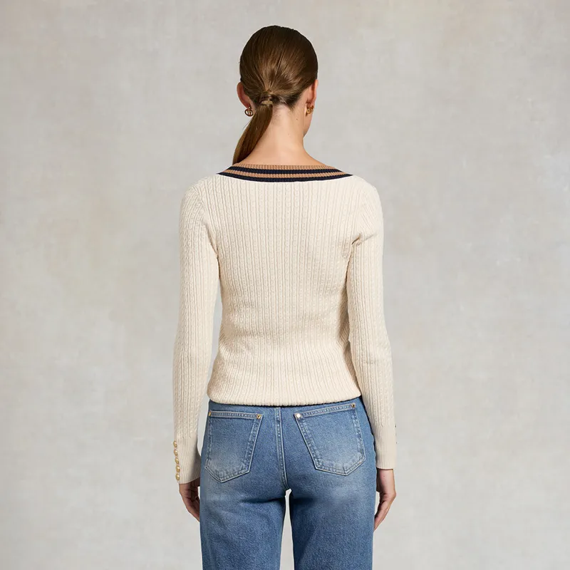 Holland Cooper Ladies Zoe Knit - Almond-5