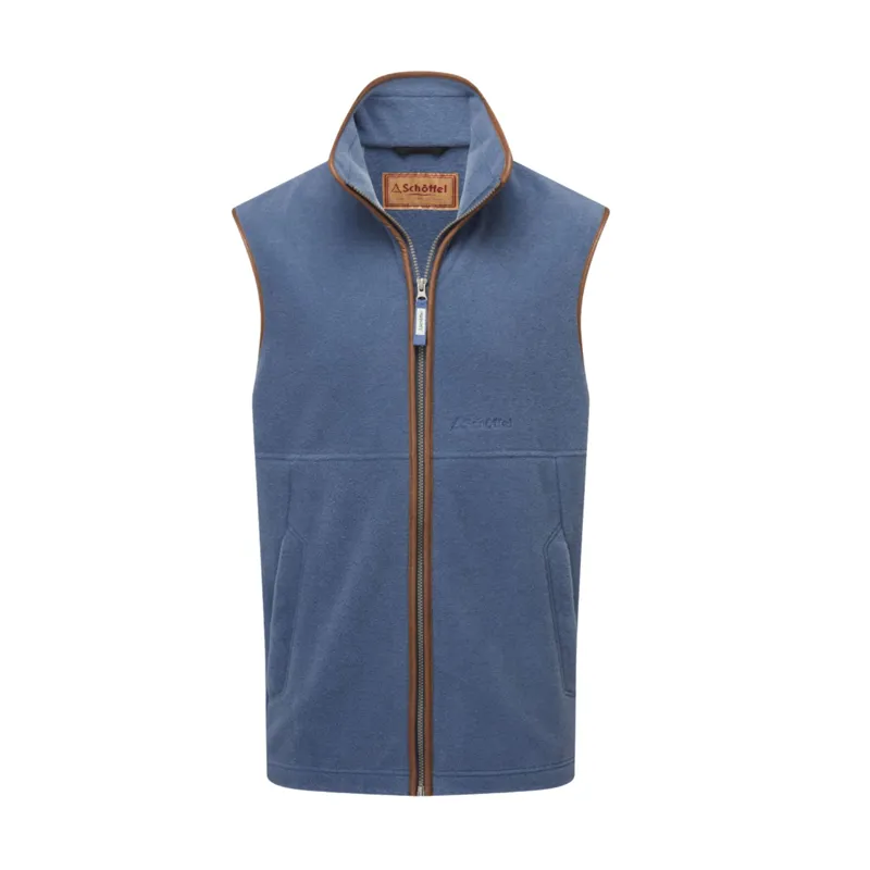 Schoffel Mens Oakham Fleece Gilet - Storm Blue