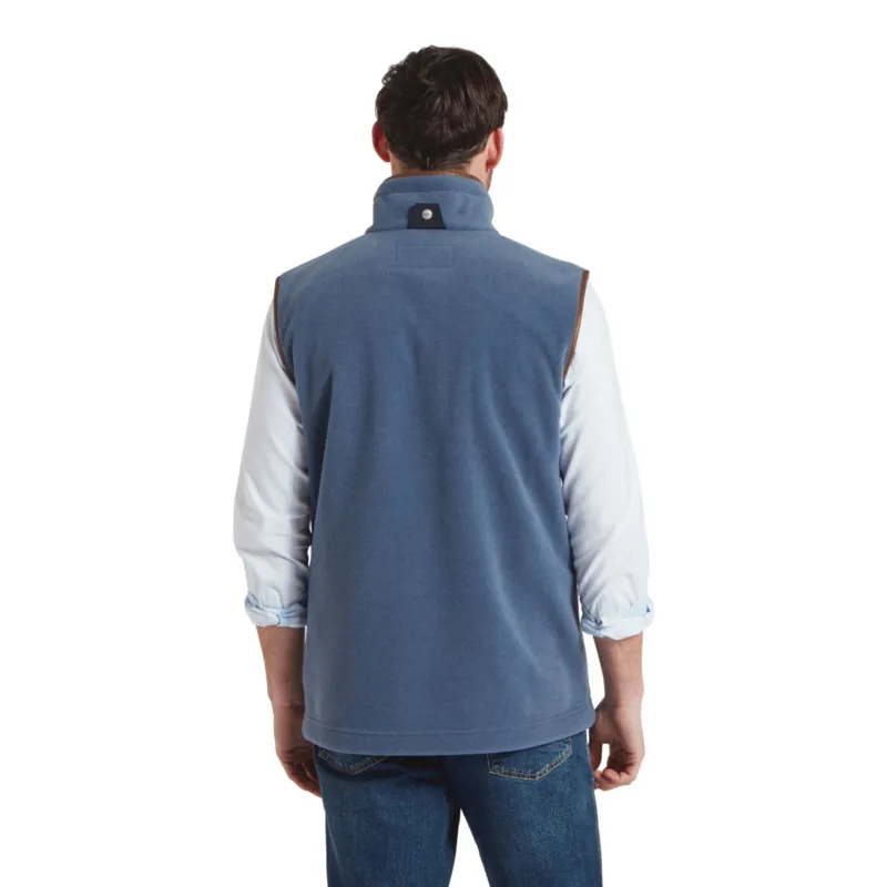 Schoffel Mens Oakham Fleece Gilet - Storm Blue-3