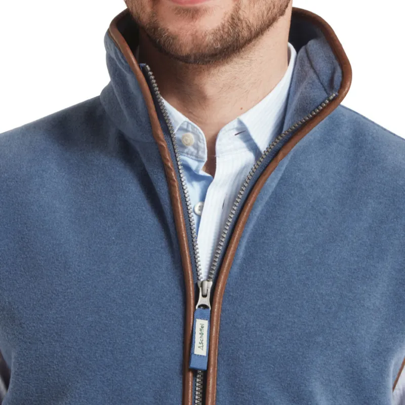 Schoffel Mens Oakham Fleece Gilet - Storm Blue-4
