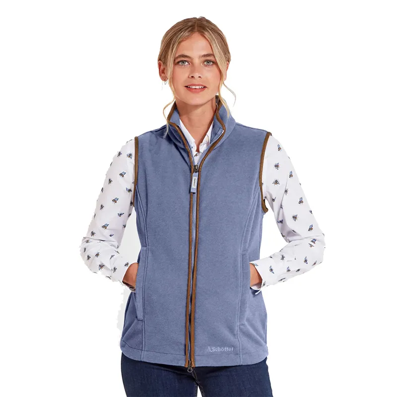 Schoffel Lyndon Fleece Gilet - Stone Blue-1
