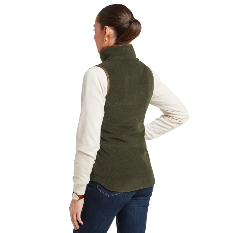 Schoffel Ladies Lyndon Fleece Gilet - Dark Olive-1