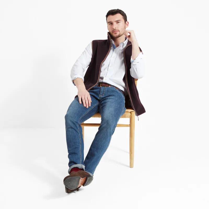 Schoffel Mens Oakham Fleece Gilet - Port-2