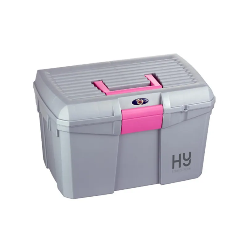 Hy Equestrian Tack Box - Opal Grey-1