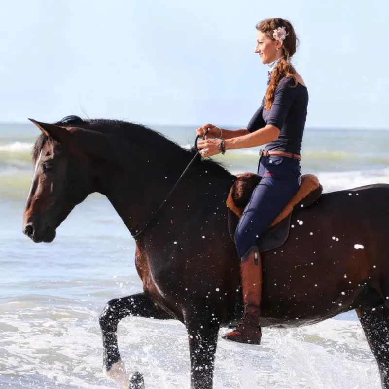 F.R.A Macon Extra Merino Bareback Pad - Brown/Cappuccino-1