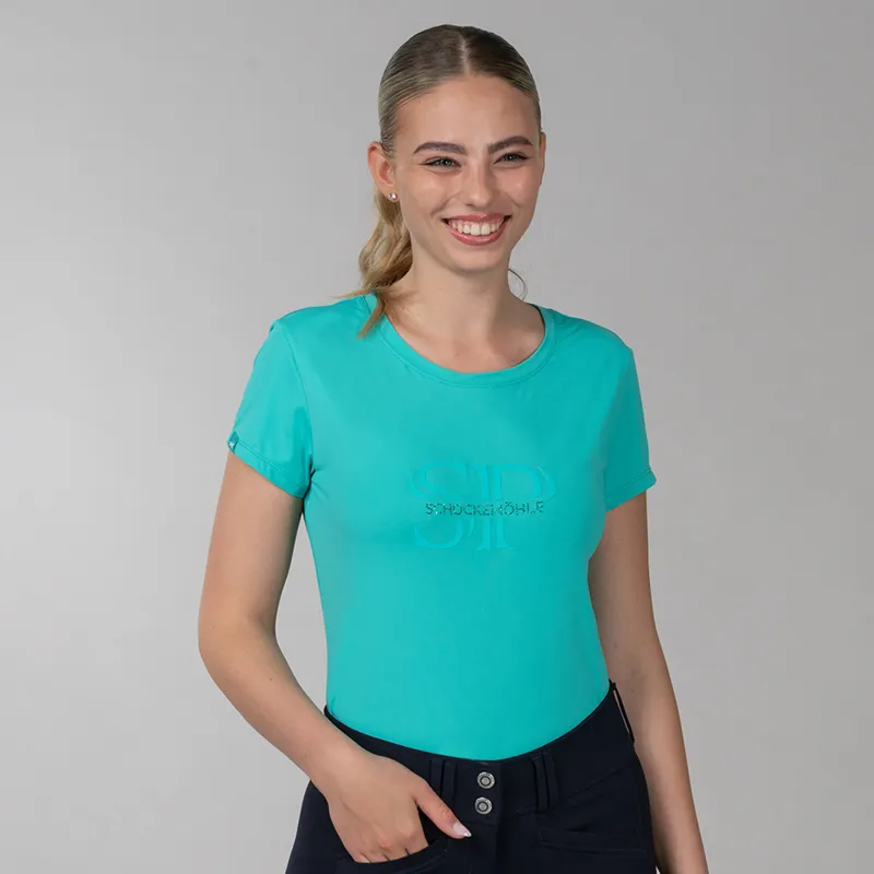 Schockemohle Ladies Nele Shirt - Sea Green-5